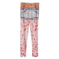 thumbnail image 2 of Leggings Salpicaduras de Sangre Asustadizas Impresas Polainas Disfraces Halloween SG Soledad calzas impresas para las mujeres, 2 of 9