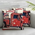thumbnail image 3 of PRATYUS  America The Beautiful Let Freedom Ring Throw Pillow Covers,Freedom 4th of July Independence Memorial Day Patriotic Cushion Case for Sofa Couch 12x12in, 3 of 5