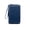 Blue, variant on Slim RFID Blocking Travel Wallet Passport Holder with Secure Zipper Organizer for Daily Commute and Business Document Pouch