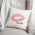 thumbnail image 3 of Creative Products Muah Lips 18x18 Spun Poly Pillow, 3 of 3