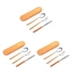 thumbnail image 1 of Monstrate Juegos de vajilla Cubiertos de acero inoxidable 304 Reutilizables Los estudiantes usan accesorios de viaje de diseño simple para reuniones Type1 NO1 Monstrate CBP268830, 1 of 6