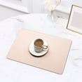 thumbnail image 4 of TNOBHG Roll-up Placemats Table Placemat Double-sided Anti-scald Easy to Clean Heat Insulation Oil Proof Table Mat for Home Minimal Space Placemats, 4 of 8