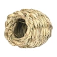 thumbnail image 4 of TISHITA Rabbit Grass House Bed Hanging Straw Cage Cozy Hammock Tunnel Nest Chew Toy Pets, 4 of 8