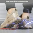 thumbnail image 3 of Safety Trainers Mens Steel Cap Trainers Work Safety Shoes Womens Lightweight Breathable Industrial Sneakers Non-Slip Comfort, 3 of 7
