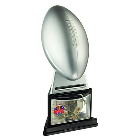 Fantasy Football Commissioner's Trophy Bank, Store Your Prize Money in the Secure Locking Base, Includes 2 Sturdy Lock with 2 (Best Fantasy Football Websites For Money)
