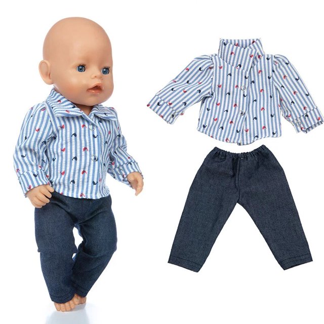 Ropa para muñecas de 43cm, peleles de piel rosa, Conjunto de pijama de unicornio para bebés de 17 pulgadas, chaqueta para muñecas, ropa de invierno