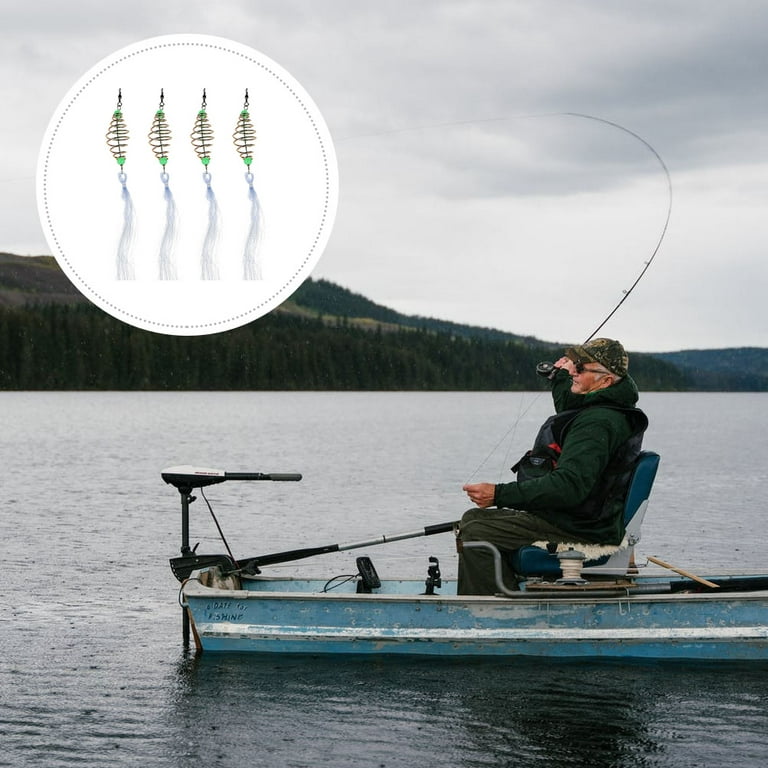 Hemoton 4Pcs Professional Fish Traps Wear-resistant Fishing Meshes  Convenient Fishing Traps