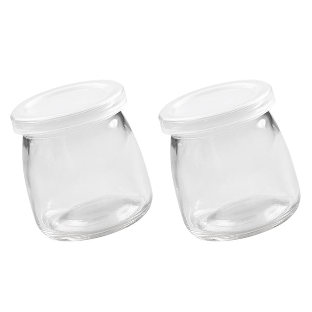 Wosthever Botella de leche Frasco de vidrio Mano de obra Taza de agua multiusos Suministros de cocina Accesorios para el hogar Tazas de postre Cocina y Comedor