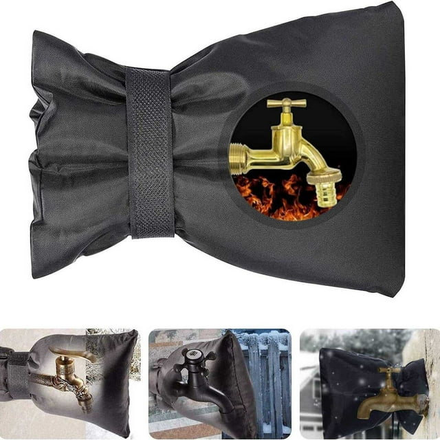 Housse de Robinet Extérieur Protection contre le Congélation pour Robinet Chaussettes de Robinet Extérieur pour l'Hiver