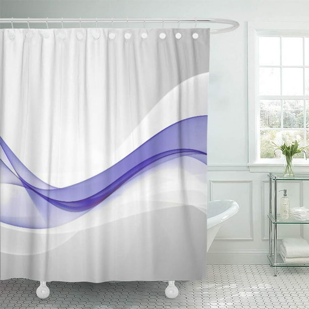 Suttom Gray Grey Purple Wave Abstract Light Modern Unique Zen Shower Curtain 60x72 Inch Com Suttom Gray Grey Purple Wave Abstract, Zen Shower Curtain