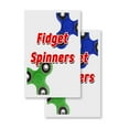 thumbnail image 4 of A-frame Sidewalk Fidget Spinners 24" x 36" Double Sided A-Frame Sidewalk Sign, Includes 2 Installed Vinyl Decals | Foldable Portable White Signicade Sandwich Board Signs, 4 of 5