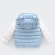 thumbnail image 3 of Gibobby Abrigos de invierno para niños y niñasNiños pequeños bebés niños niñas invierno cálido chaqueta sin mangas prendas de vestir exteriores sólido or(Azul claro, 2-3 Años), 3 of 5