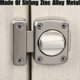 thumbnail image 2 of Gate Latch Slide Bolt Latches Lock,safety Double Sided Gate Hardware,brushed Finish, 2 of 5