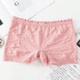 thumbnail image 3 of Bigersell High Waisted Cotton Underwear for Women Clearance Womens Briefs Underwear Bikini Panty Style P-1120 Polyester Cheeky Panties No Show Thongs Ladies Briefs Women's Panties Pink One Size, 3 of 8