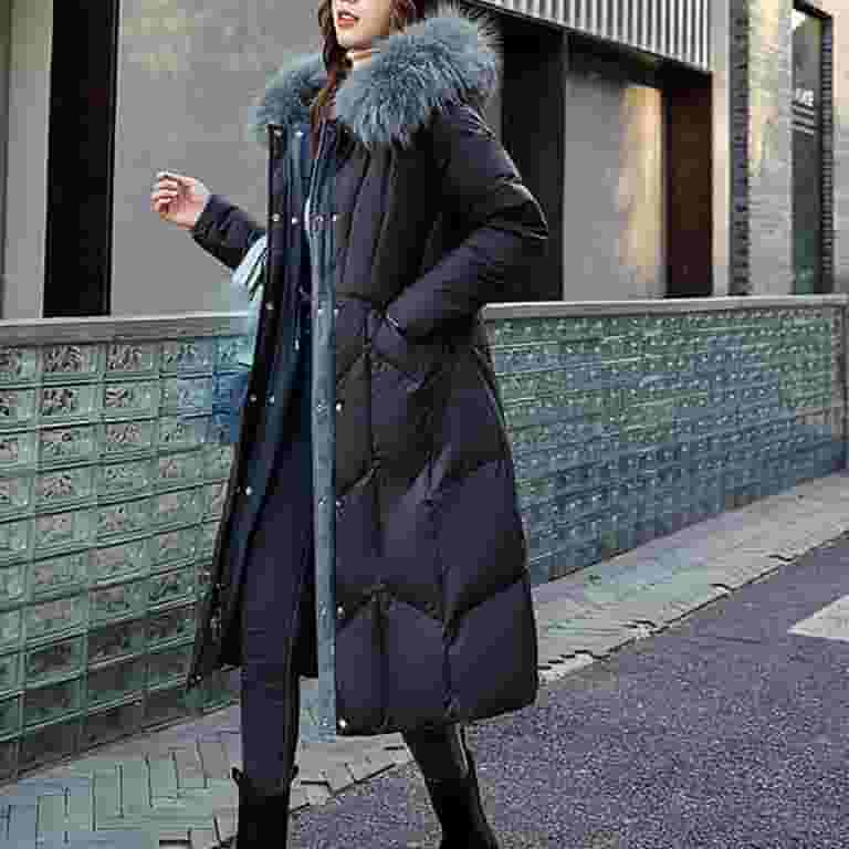 RYDCOT Long Winter Coats for Women Knee Length Down Jacket RYDCOT Long Winter Coats for Women Knee Length Down Jacket