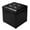 Black, variant on Topbuy 16''Cube Ottoman Storage Box Pouffe Seat Footstools with Hinge Top Black