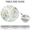 thumbnail image 6 of Round Picnic Table Cloth 100% Waterproof & Oil Proof, Elastic Fitted Table Cover for 36"-44" Round Tables, for Dining, Camping, Outdoor, 6 of 7