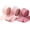 Pink, variant on Dusty Rose Ribbons 3 Rolls Chiffon Ribbon for Valentine's Day Gift Bouquet Wrap/Bow DIY(1.77x197in) ﻿ ﻿ ﻿
