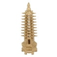 thumbnail image 2 of Mini Pagode, Présente Tour Wenchang Statue en Laiton pour le Bureau, 2 of 8
