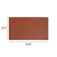 thumbnail image 2 of Vegan Leather Desk Pads 23.6" x 13.7" Brown 64837, 2 of 10
