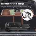 thumbnail image 4 of Feasto Roamer Heavy-Duty Foldable Propane Gas Grill, 13000 BTU, 360 sq in Cast Iron Grates, 8-inch Rubber Wheels, Black, 4 of 11