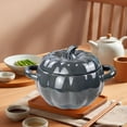 thumbnail image 1 of Ceramic Pumpkin Soup Bowl with Lid | Large 1800ML Noodles Bowl for Home Use | Double Ears Design for Easy Handling | Microwave and Dishwasher Safe Kitchenware | Halloween and Fall Season Tableware, 1 of 6
