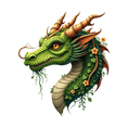 thumbnail image 3 of Realistic Dragon Stickers, Waterproof Dragon Sticker for Water Bottle Laptop Phone Cases Planner Skateboard Luggage Helmet Party Favor Decor, Ideal for Adults Teens Teacher Rewards, 3 of 8