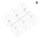 thumbnail image 1 of Gancho extraíble transparente sin costuras para 6/20 piezas, herramientas de cocina de plástico para dormitorio fuerte, colgador adhesivo para estante de pared, 1 of 2