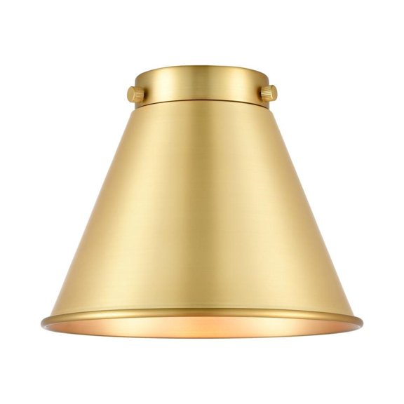 Innovations Lighting - Appalachian - 8 Inch Light Metal Shade  Satin Gold Finish
