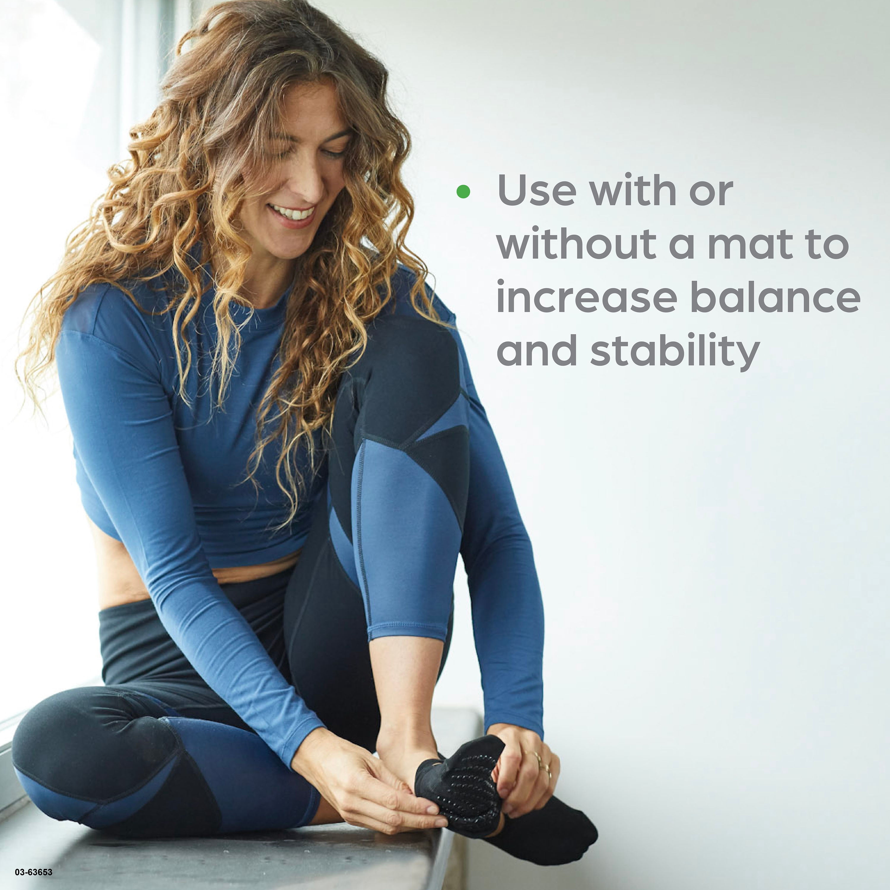 Buy Gaiam Grippy Non Slip Yoga Mat Towel - Fast Drying Towel - Ideal For Hot Yog - Foto 6