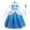 C, variant on Cinderella Princess Dress Girls Halloween Party Cosplay Costume Toddler Puffy Sleeve Blue Fancy Outfit