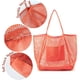 thumbnail image 3 of Bolso de playa portátil para viajes al aire libre, bolso de hombro, color naranja, 3 of 5