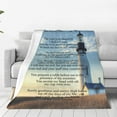 thumbnail image 5 of Psalm 23 Blanket Christian Lighthouse Gifts Religious Bible Verse Scripture Throw Blanket Comfy Plush Flannel Fleece Warm Soft Fluffy Fuzzy Blanket for Prayer Women Teens for Bed Sofa Couch 50"X60", 5 of 6