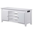 thumbnail image 1 of Leo & Lacey 50" Chargeur TV Stand en Blanc, 1 of 12