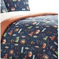 thumbnail image 4 of American Kids Woodland Safari Boy 7 Piece Bed in a Bag Bedding Set, Full, Multicolor, 4 of 4