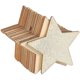 thumbnail image 3 of Paquete de 25 estrellas de madera para manualidades, recortes de madera sin terminar para proyectos de bricolaje (1,8 pulgadas), 3 of 4