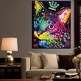 thumbnail image 4 of Pintura Al Animal de Decoración Del Arte de Pared de de Pintura Del Perro - 10 Patrones B Sunnimix Pintura al óleo de lienzo, 4 of 8