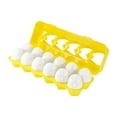 thumbnail image 2 of De Huevos Educativos A Juego Para Niños Con Soporte Amarillo Juego De Simulación De Huevo Para Niños Rompecabezas De Aprendizaje De Formas De Colores Mezclados12 Piezas 2 Piezas Sweethay FN002170-00, 2 of 5