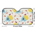 thumbnail image 2 of Car Windshield Sunshade Blocks Sun Visor Protector Cute Koala and Lemon Foldable Sun Shield For Vehicle Car Truck SUV Van 51x27.5 inches Keep Vehicle Cool, 2 of 6