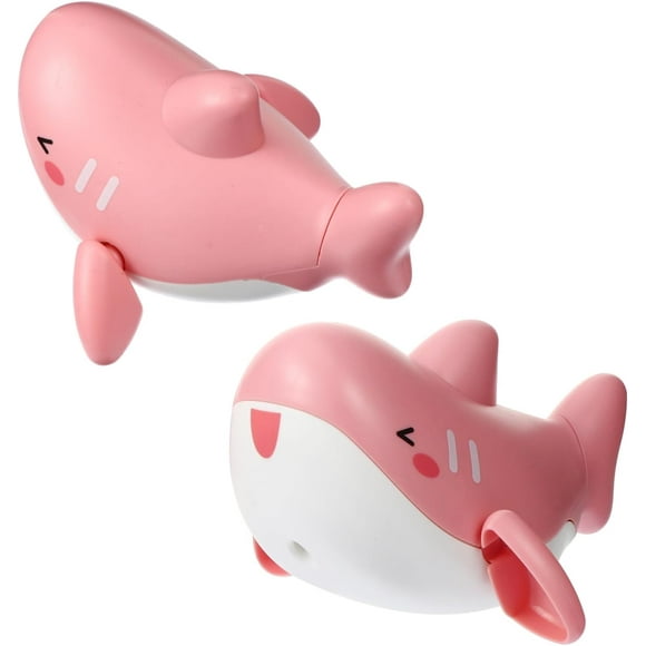 2 Pcs Wind up Shark Toy Clockwork Toy Baby Shower Toy Baby Bathing Toy