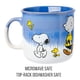 thumbnail image 5 of Silver Buffalo Peanuts con Linus, Lucy, Sally, Charlie Brown, Snoopy y Woodstock Taza de cerámica esmaltada reactiva, 20 onzas, 5 of 6