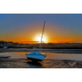 thumbnail image 3 of Fossey, George 18x13 Black Modern Framed Museum Art Print Titled - SUNSET BOAT II, 3 of 5