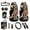 Bald Eagle American Flag, variant on KUIFORTI Turtle Car Seat Covers & Accessories, Steering Wheel Covers Seatbelt Cushion Rearview Mirror Cover Chapstick Holder Keychain Cup Coasters Car Trash Can 12 Pcs Set
