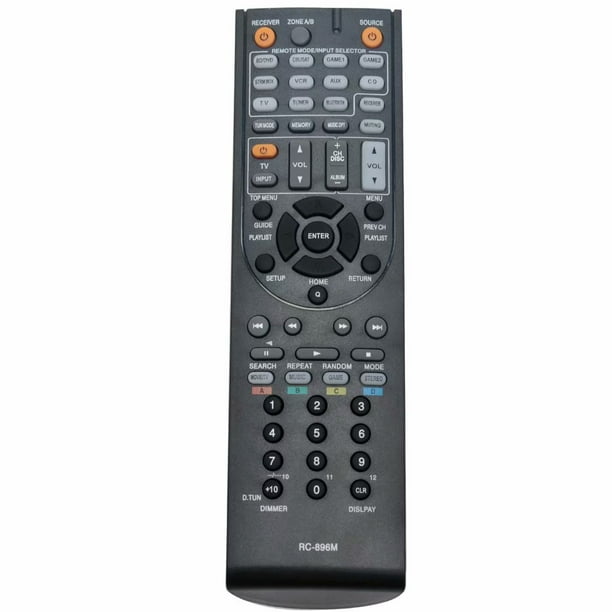 New RC-896M remote control for Onkyo AV Receiver TXNR315 TXSR445 TXNR545 TX-SR444 - Walmart.com 