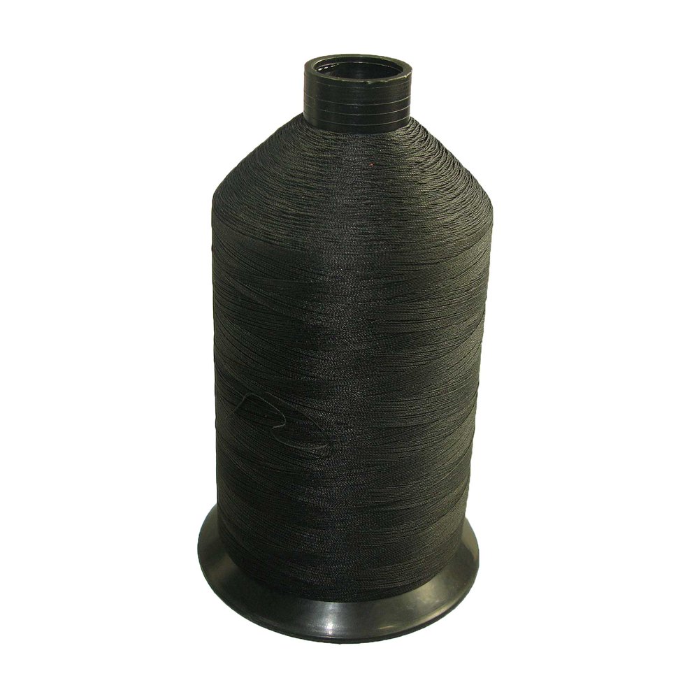 Black Premium Bonded Nylon Sewing Thread 138 Tex135 1lb 3000 yards