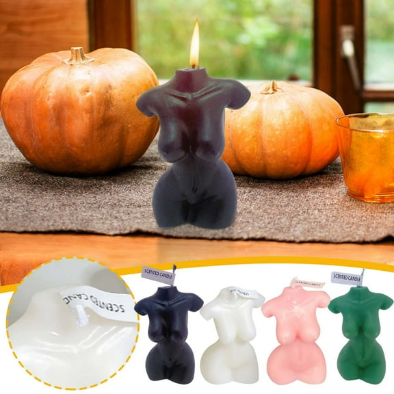 Nsxcdh Women's Body Candle Soy Wax 2.7x2.1x3.9in Human Figure Sculpt Decorative Aromatherapy Art Gift Home