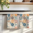 thumbnail image 7 of Boho Morocco Kitchen Towels Set of 1, Retro Farmhouse Ethnic Neutral Aesthetic Absorbent Dish Towels for Kitchen, Microfiber Hand Towel, Quick Drying Tea Towel for Cleaning Decorative Dishcloths, 7 of 7