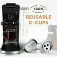 thumbnail image 2 of Stainless Steel Reusable K Cups Coffee Pods for Keurig 1.0 Universal Refillable K-Cup Coffee Filters with Brush Spoon Spoon BPA-Free Preserve Flavor Gift for Coffee Lovers, 2 of 7