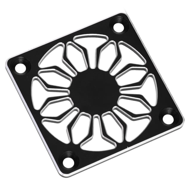 Cubierta Del Ventilador De Enfriamiento De aleación De Aluminio, Elaborada Para El Automóvil RC, CNC Mecanizado Para Disipación De Calor Y Estética, Instalación Fácil Y