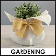 thumbnail image 4 of Allen Company Precut Natural Jute Burlap, Finished Edges, 46"W x 1-Yard, White, 4 of 9